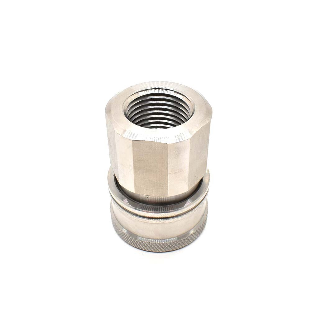 Interstate Pneumatics PW7223 1/2 Inch NPT Female Stainless Steel Coupler 5200PSI