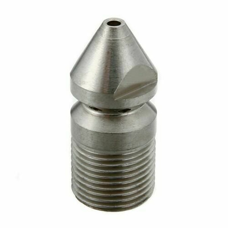 3/8 Male Pressure Washer Sewer Jetter Spray Head Hose Drain Cleaner Nozzle Part