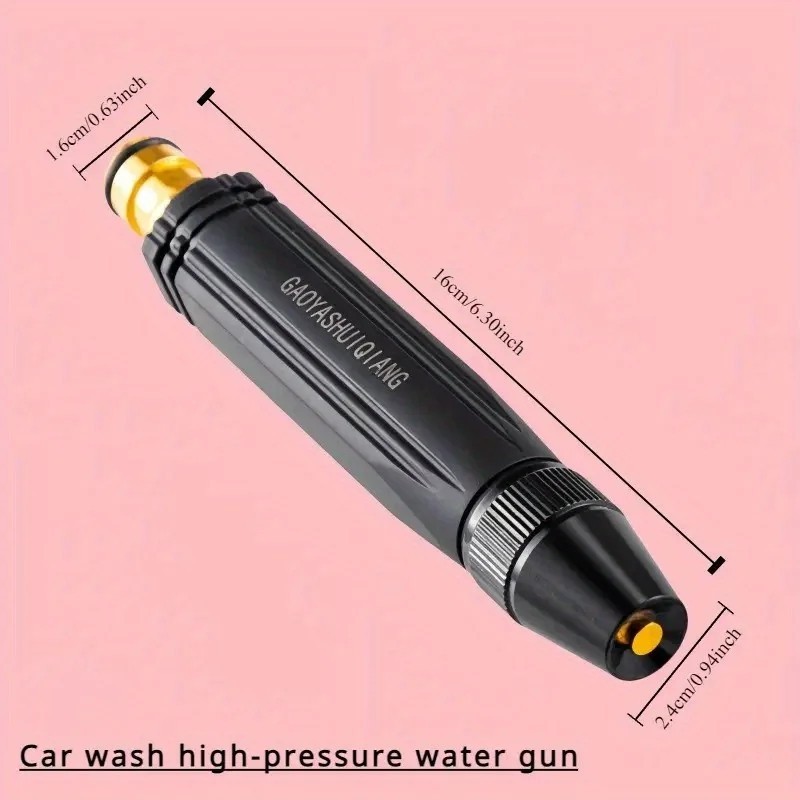Larnto High Pressure Hose Nozzle Water Gun for Car Wash Garden Pressure Booster