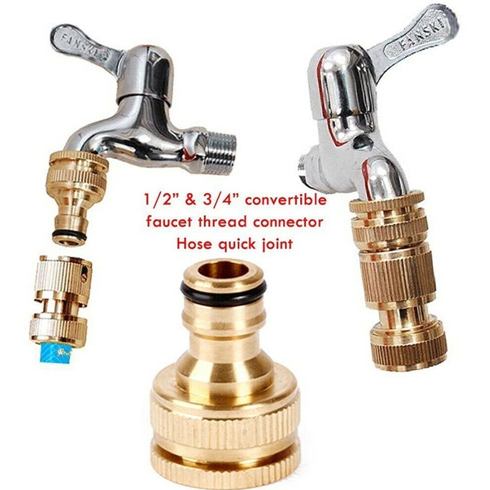 G3/4 To G1/2 Brass Fitting Adaptor HOSE Tap Faucet Water Pipe Connector/Garden