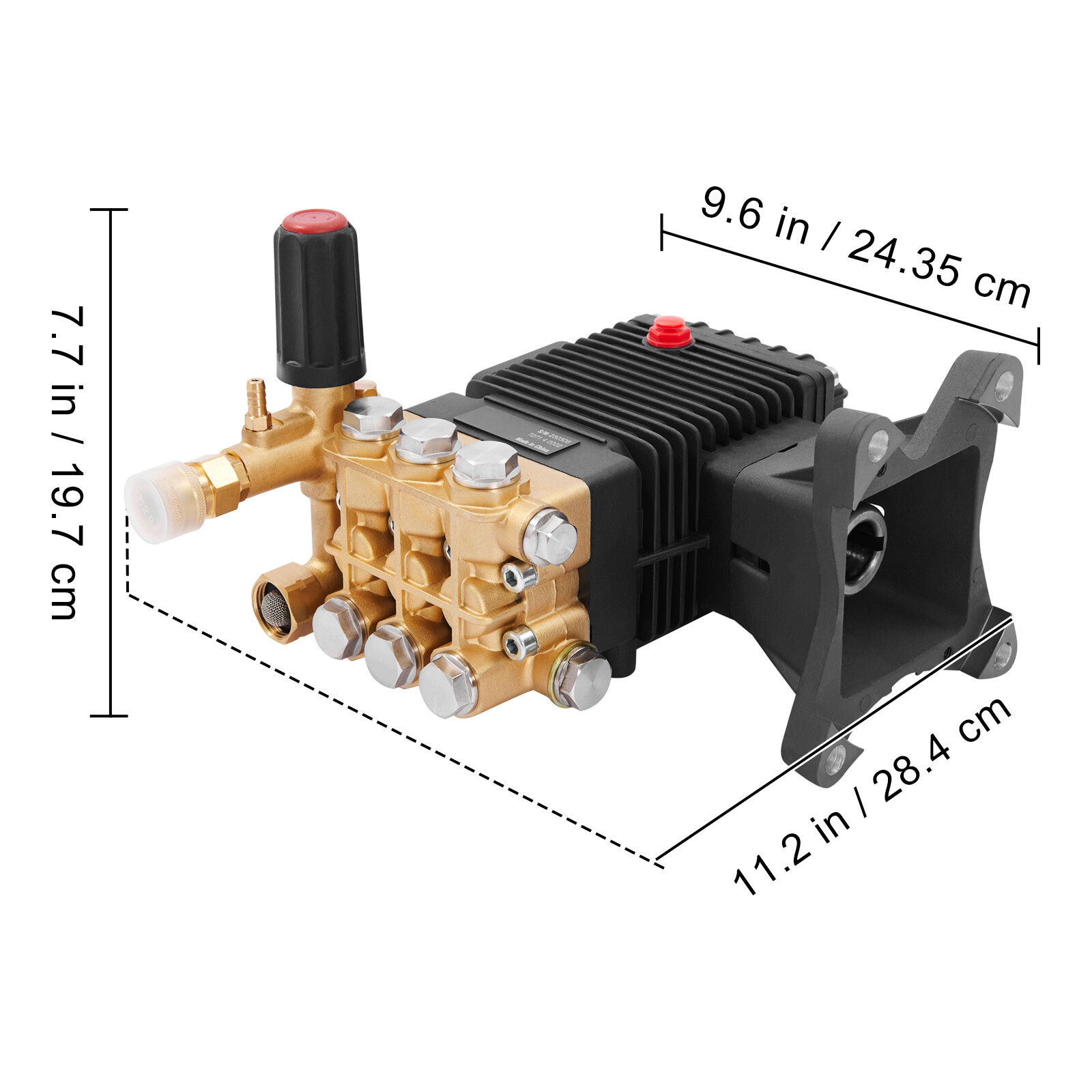 Pressure Washer Pump Power Washer Pump 1″ Shaft Horizontal 4400 PSI 4 GPM
