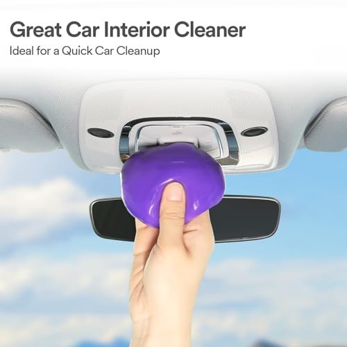 Car Cleaning Gel Putty Slime Interior Detailer Kit Purple Accessories