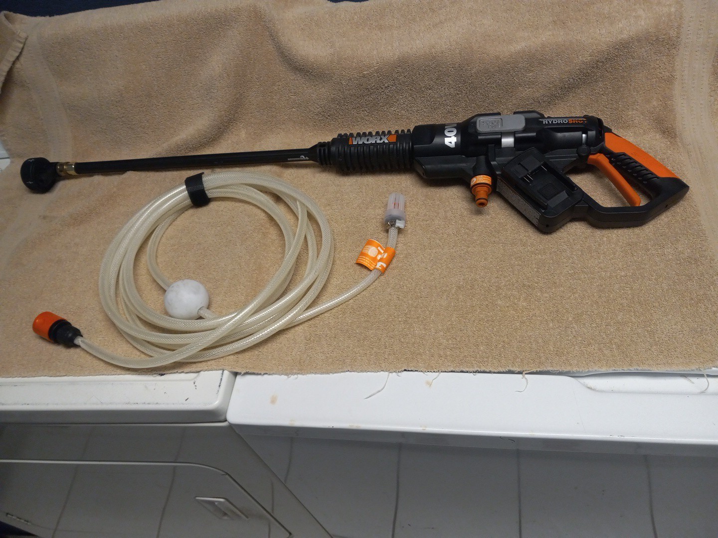 WORX HydroShot 40V Cordless Power Cleaner (WG644) With Hose NO BATTERIES