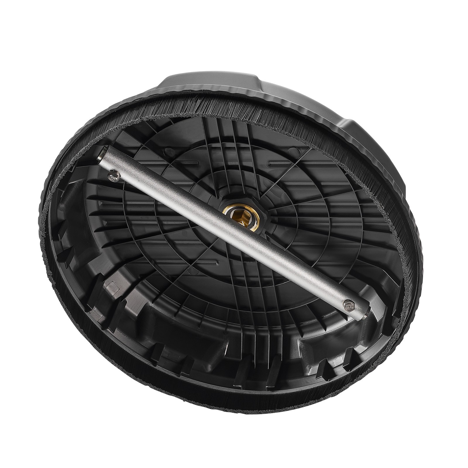 15″ Pressure Washer Surface Cleaner 4 Wheels 3000 Max PSI Plastic Black