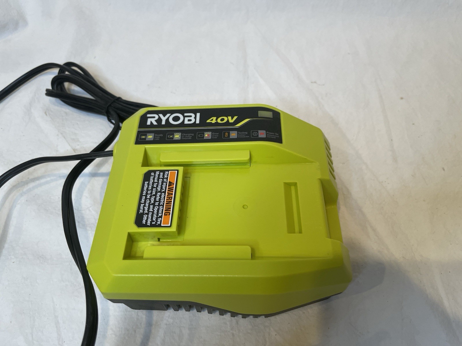 RYOBI -New OP40602VNN 40V Li-Ion 216Wh 6.0Ah Battery & Charger.