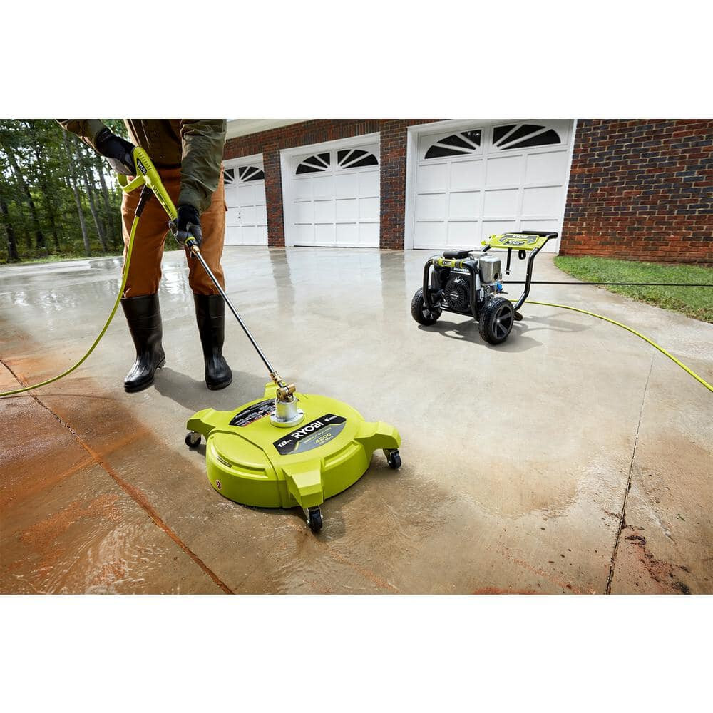 RYOBI 18 in. 4200 PSI Quick Connect Pressure Washer Surface Cleaner