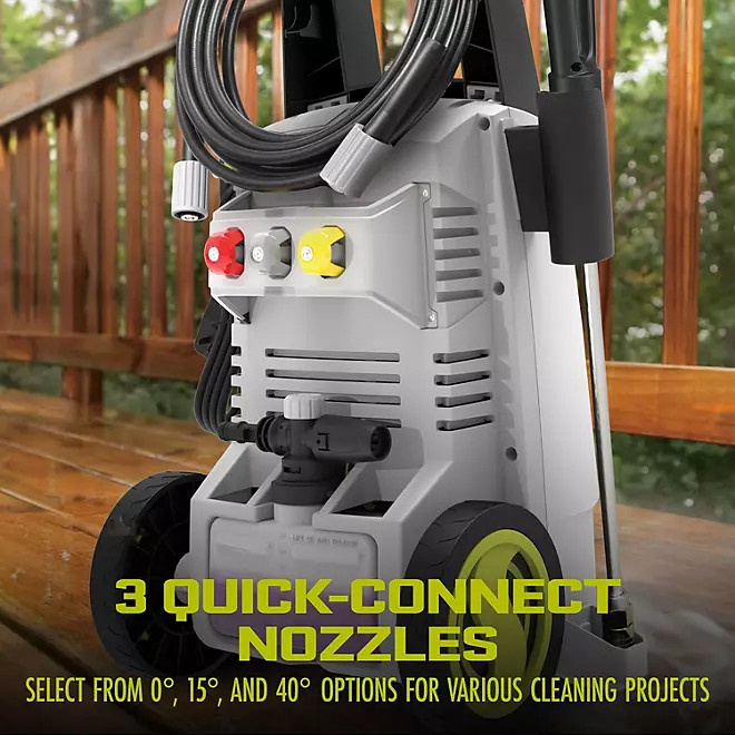 Sun Joe Electric Pressure Washer, 2200-PSI (PWMA Rated) w/ Included Foam Cannon