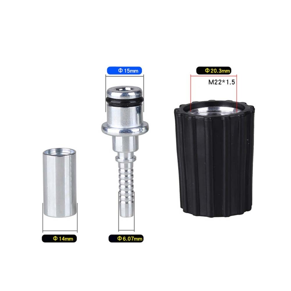 Hose Connector Kit Garage Cleaning Pressure Washer Hose Hose Repair Fitting