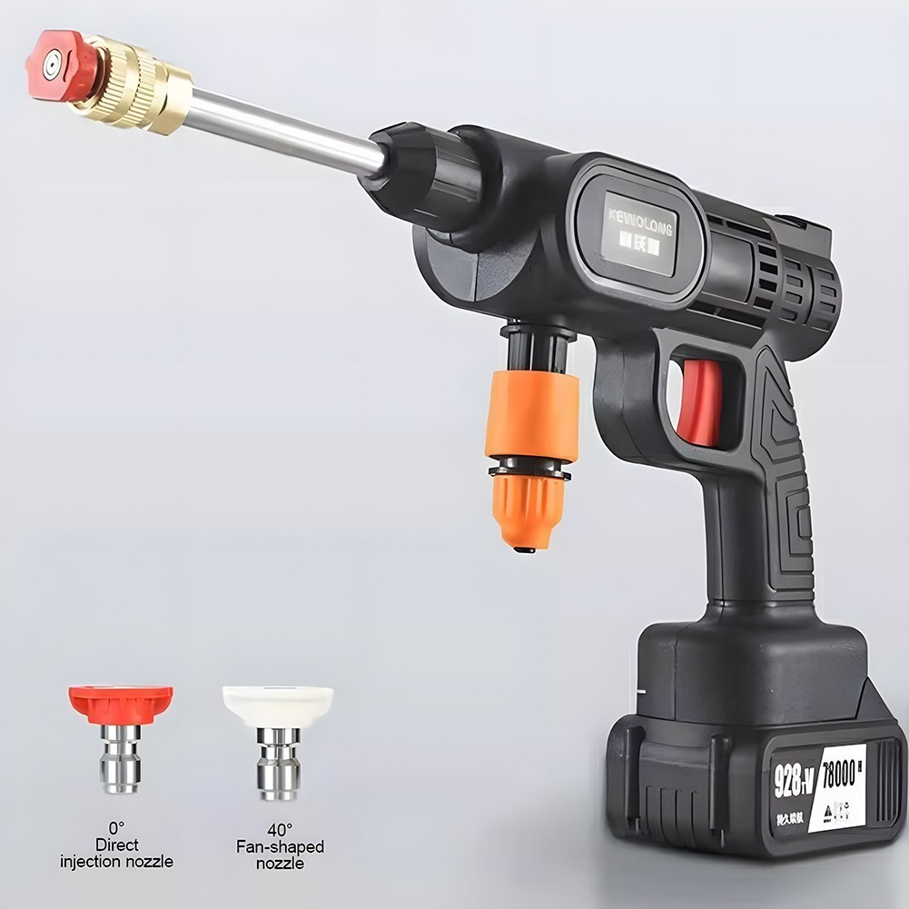 500W Cordless Water Spray Gun Portable High Pressure 50BAR Car Washer Cleaner