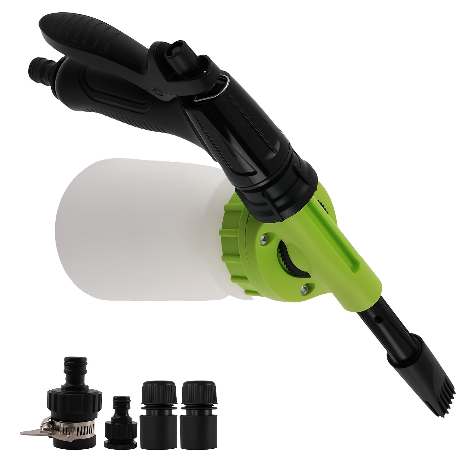 1L Foam Gun Kit for Car Cleaning Hose 5/8′ Quick Connector Plastic Nozzle