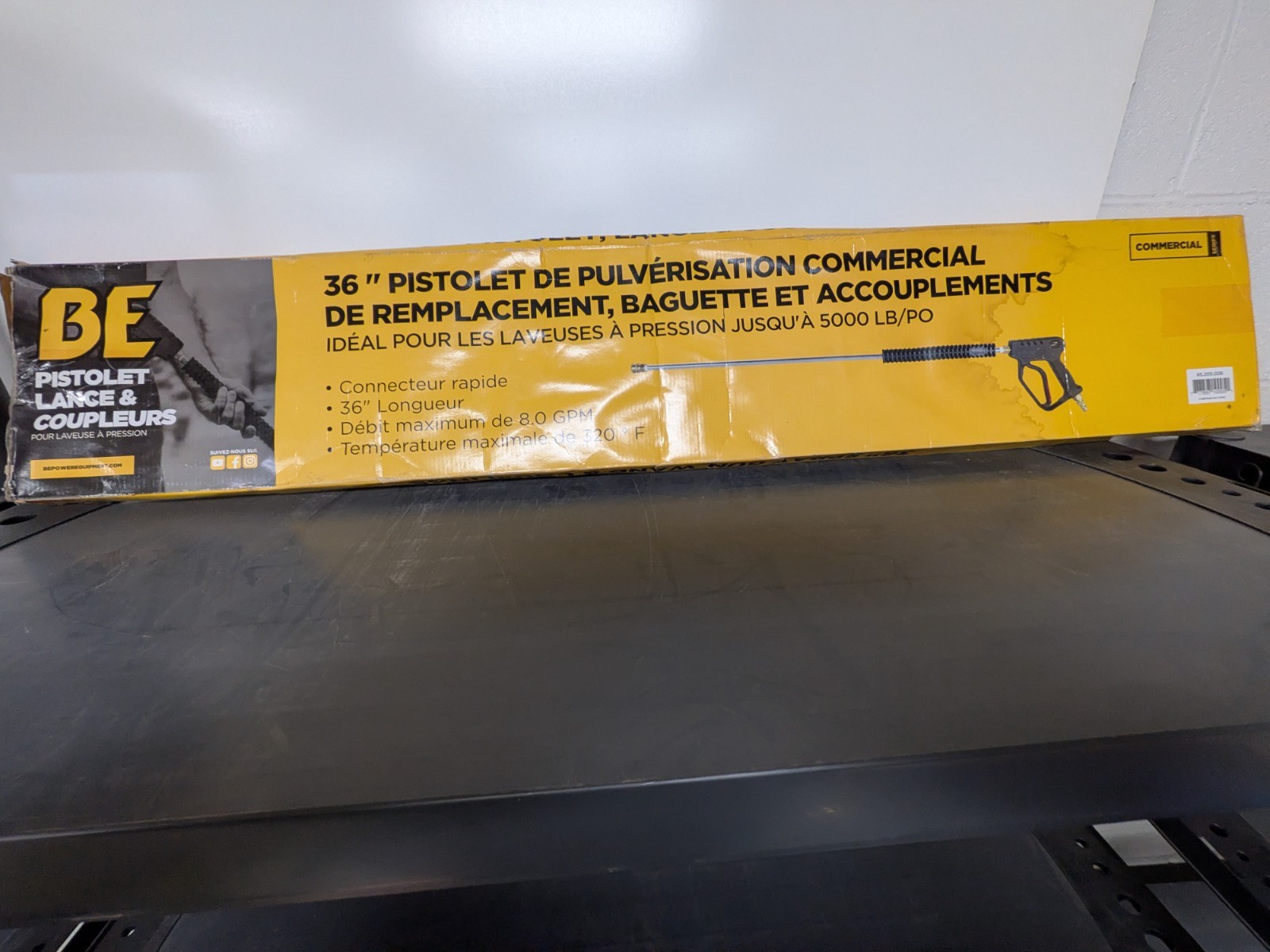 BE EQUIPMET 36″ PRESSURE WASHER WAND-GUN 85.205.206