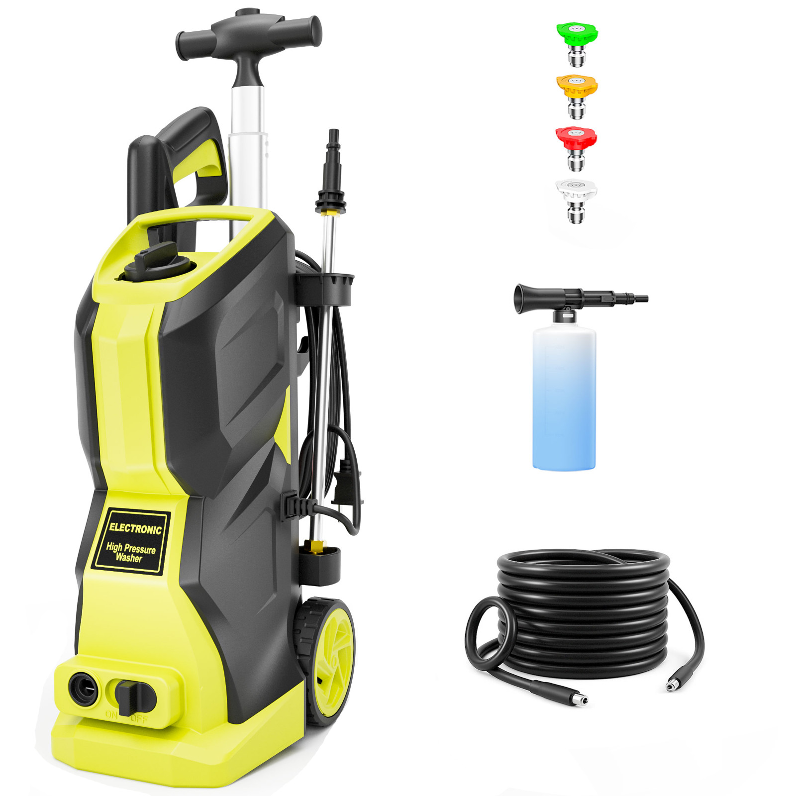 4200 PSI Electric Pressure Washer with 2.8GPM With 25FT Hose for car,home,yard