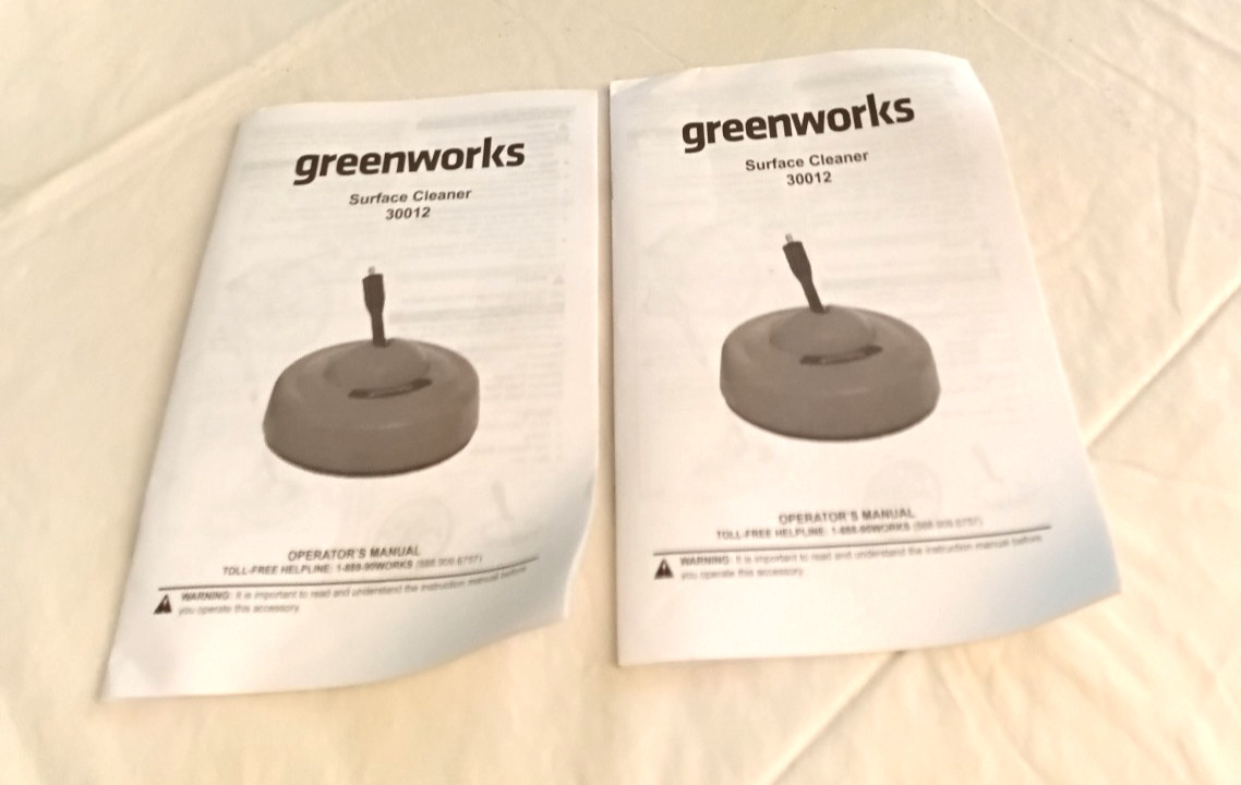 Greenworks 11″ Surface Cleaner for Electric Pressure Washer Max 2000 PSI Open Bo