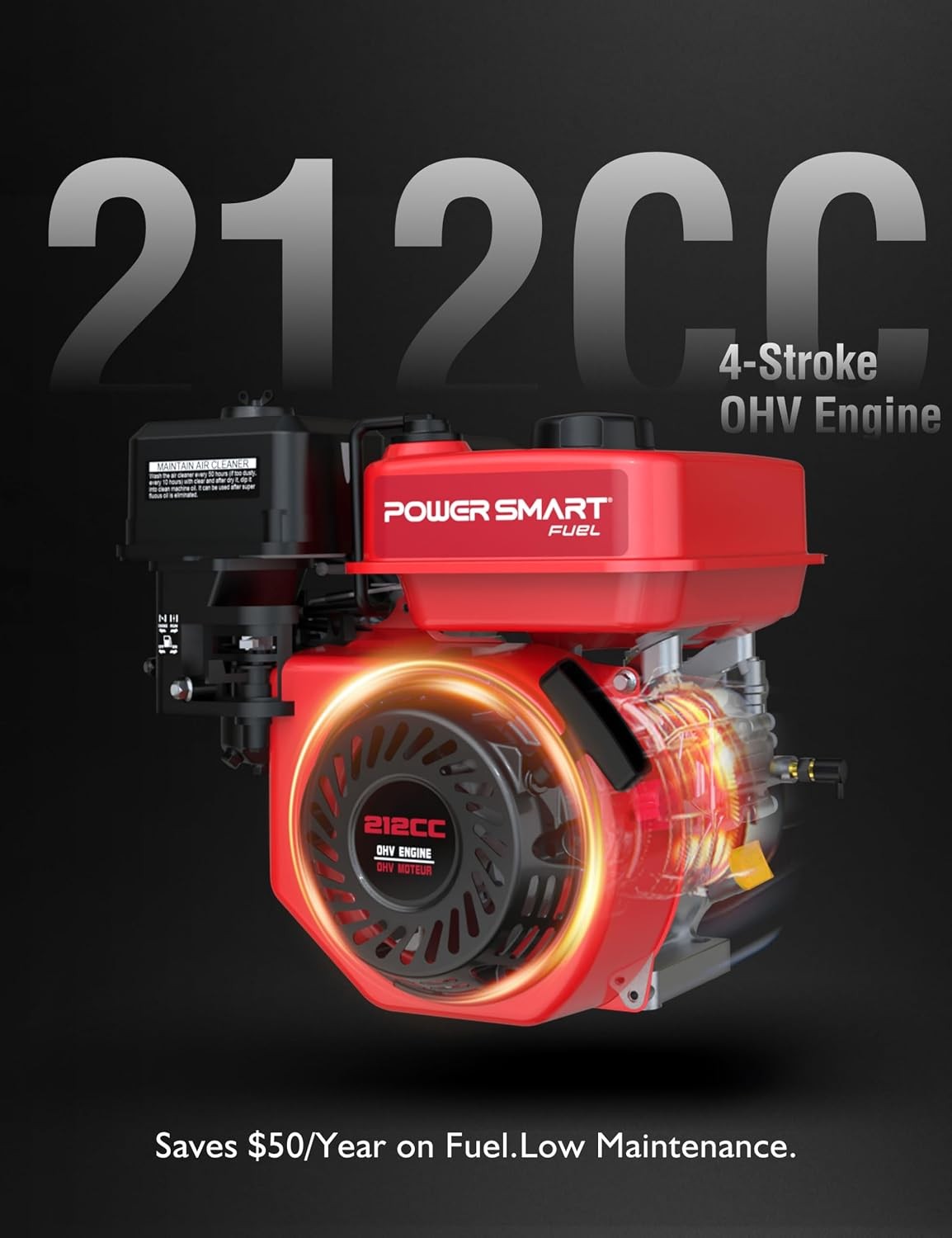 Gas Pressure Washer 3400 PSI 2.5 GPM 212CC W/ Onboard Soap Tank Metal Spray Wand