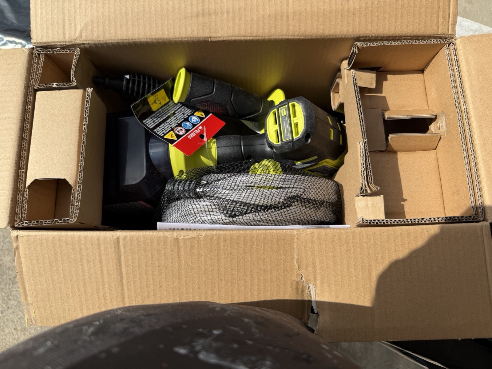 RYOBI 40V HP Brushless EZClean 600 PSI 0.7 GPM Cordless Tool Only RY124050