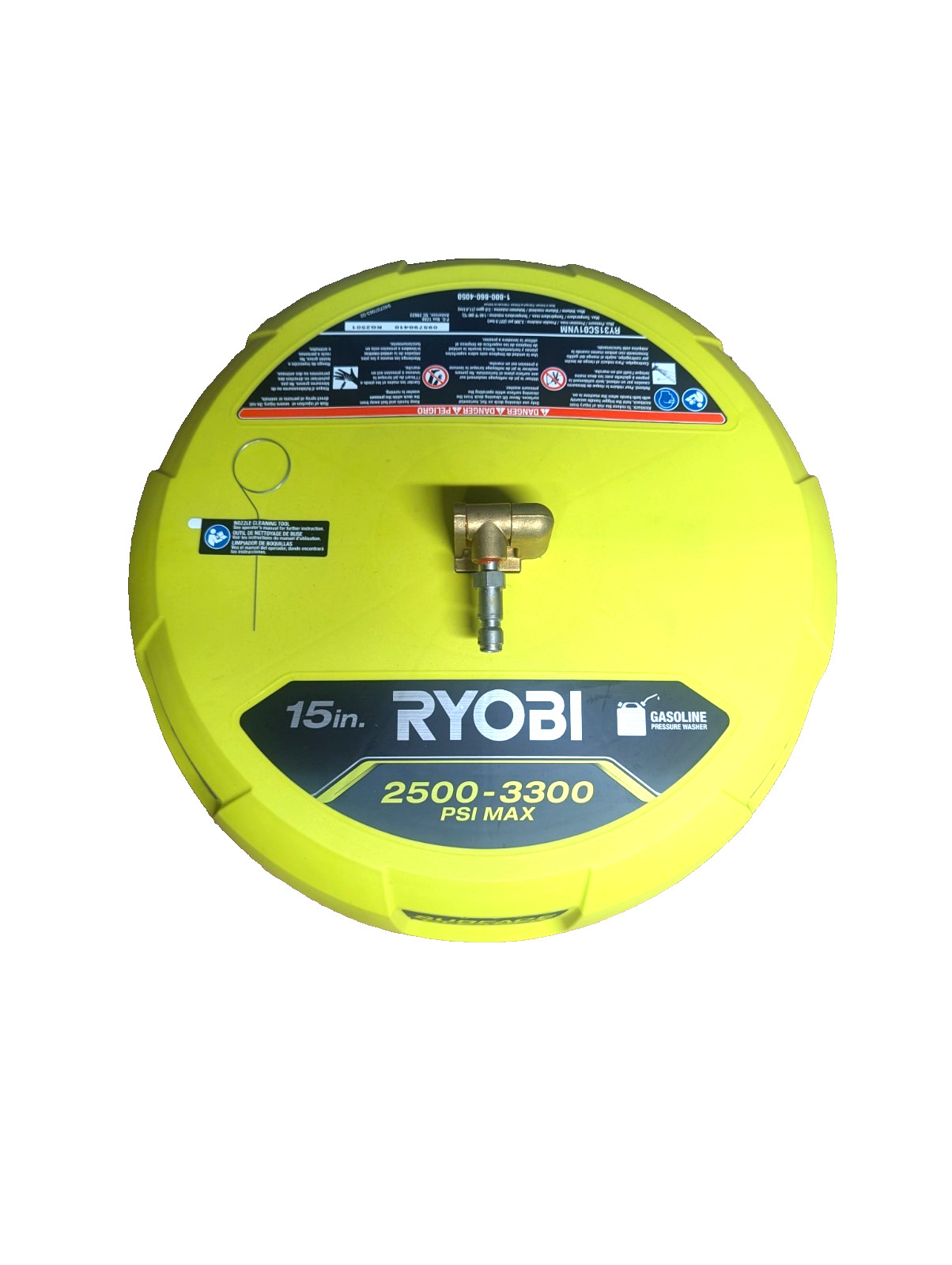 Ryobi RY31SC01 15″ 3300 PSI Pressure Washer Surface Cleaner Attachment