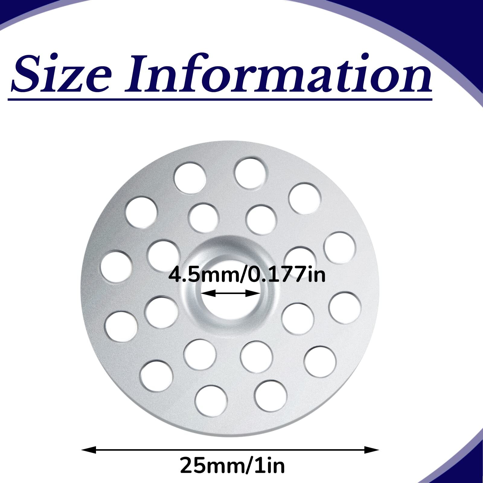 400 Pieces 1 Inch Plaster Washers Metal Washers for Screws Plaster Repair Rings