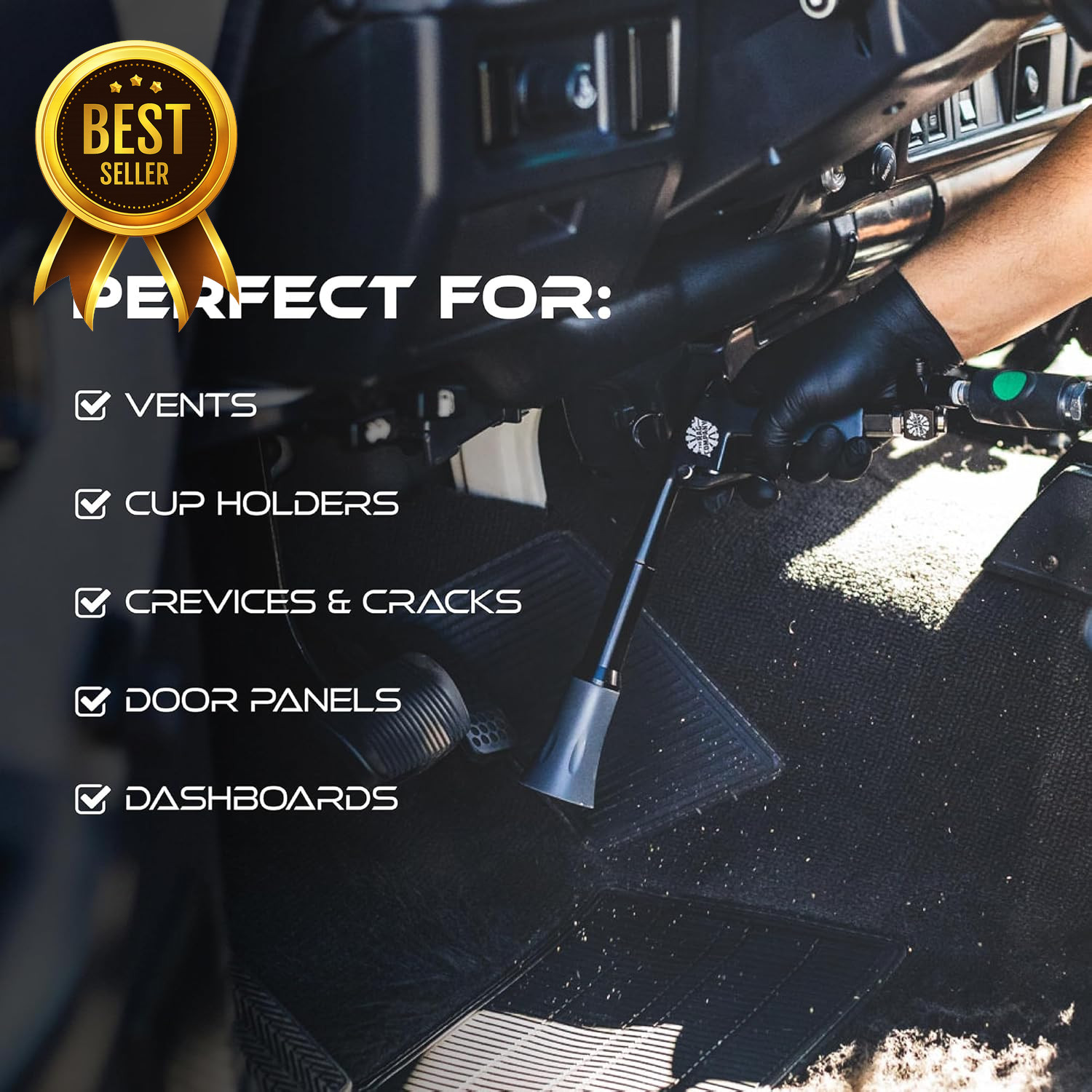 Ultra Air Blaster Version 2 Interior Detailing Tool Lift and Blast Dirt and Debr
