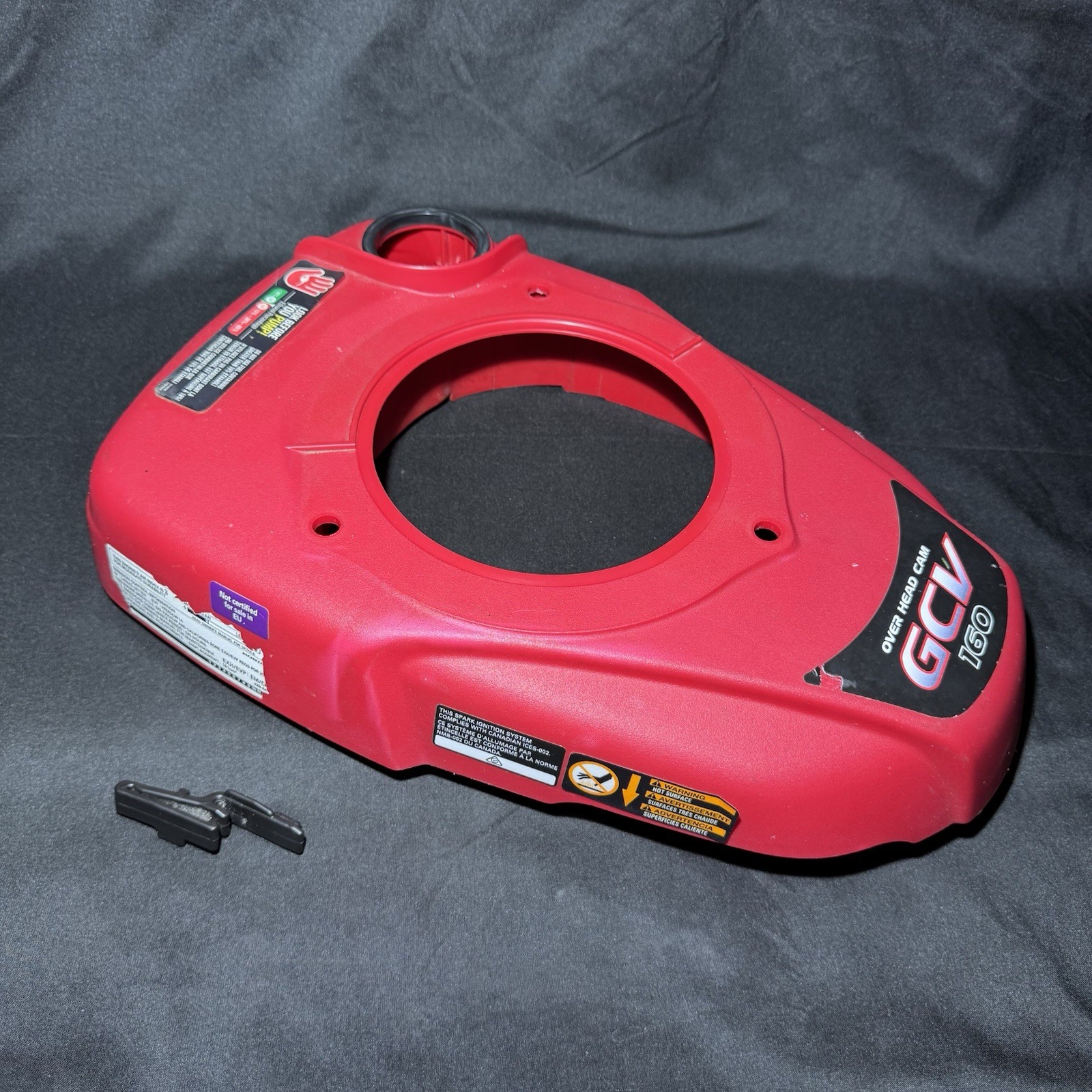 HONDA GVC160 POWER WASHER PARTS SHROUD PLASTIC COVER FAIRING, GOOD CONDITION