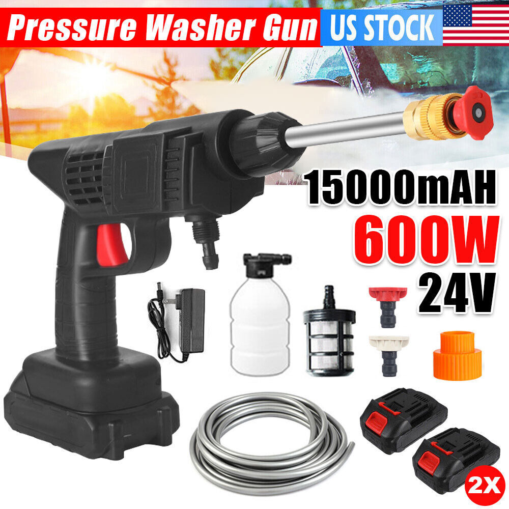 288VF Cordless Electric High Pressure Water spray gun Car Washer Cleaner Tool