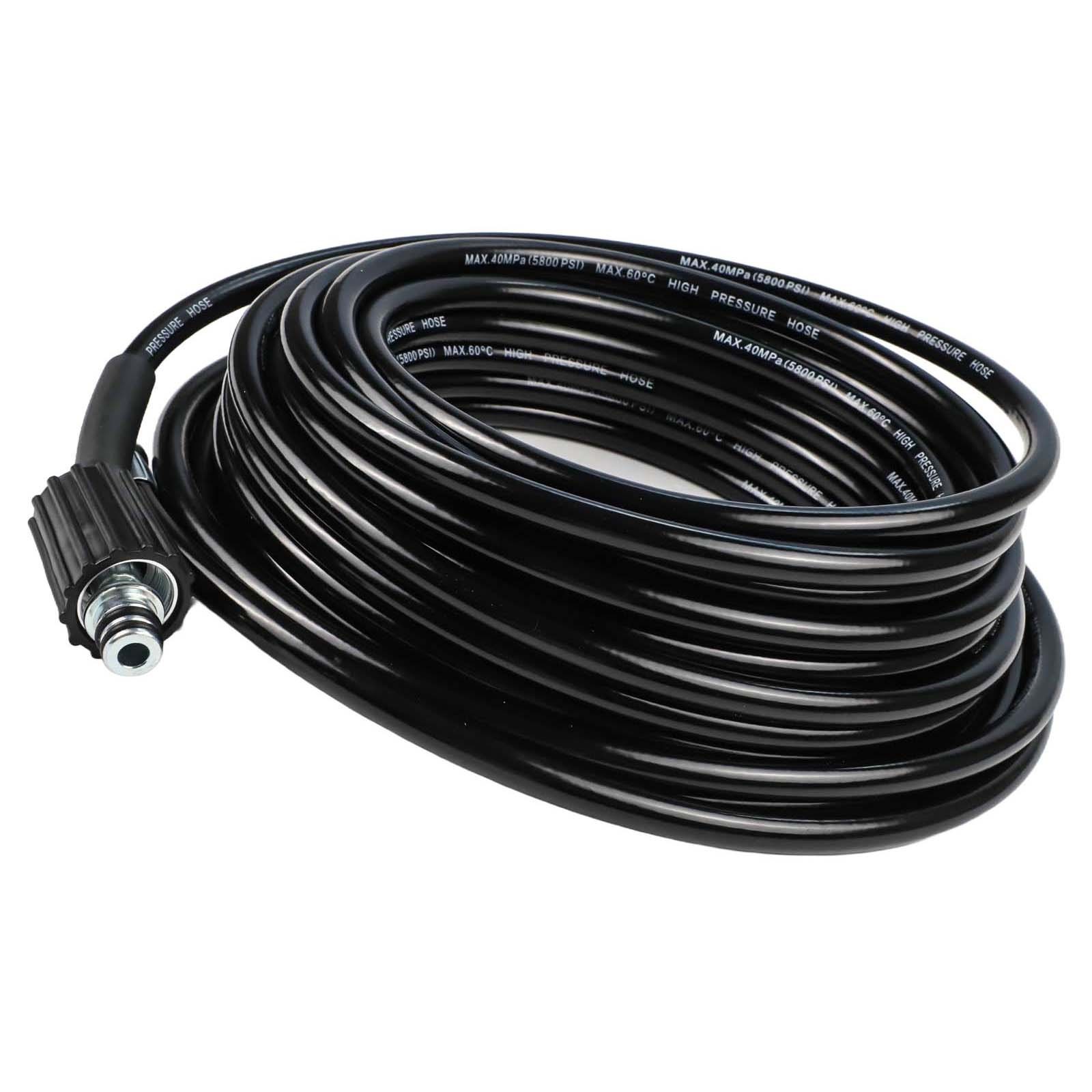 For Karcher-Compatible 15m 20m Hose Set with Adapter 2 Connectors Raw Tape