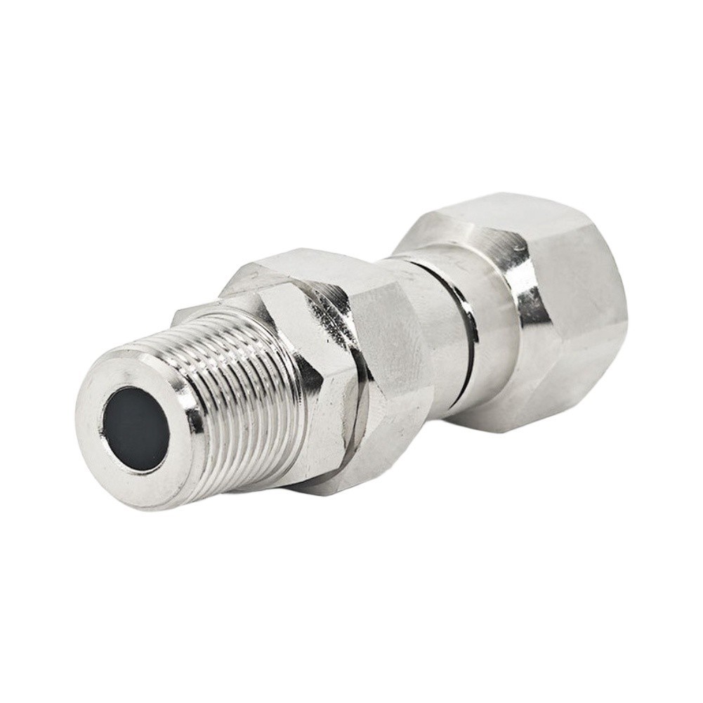 Pressure Washer Swivel Connector Stainless Steel 360 Rotation Up to 4000 PSI