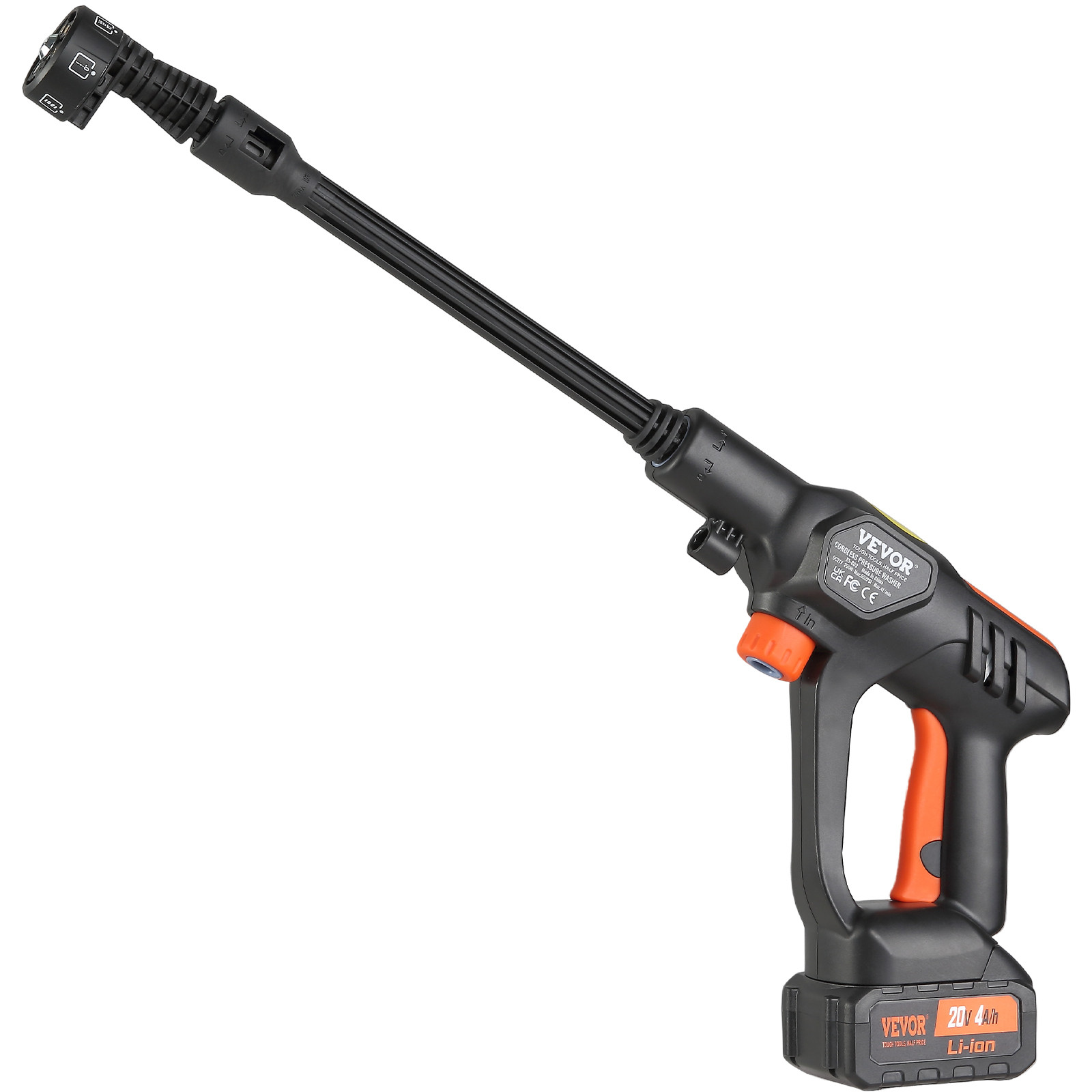 VEVOR High Pressure Cordless Washer Cleaner Portable Water Spray Car Gun 652 PSI