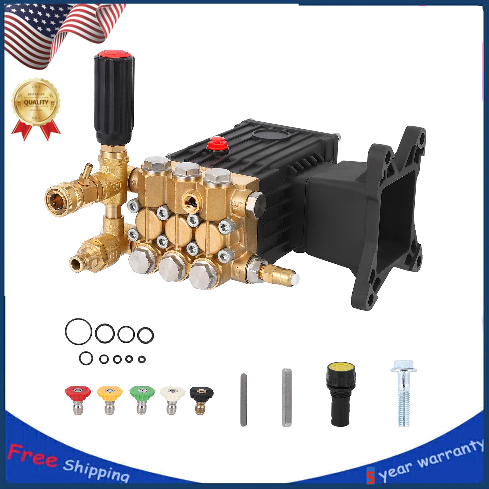 4000 PSI High-Performance Pressure Washer Pump for Gasoline Cleaning Machine