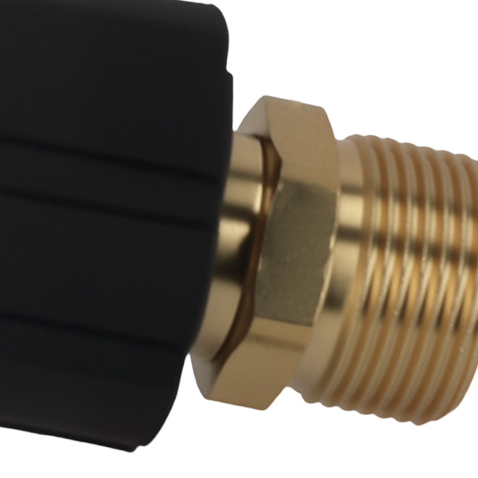 2 PCS Pressure Washer Adapter M22 15mm Female to M22 14mm Male Brass 5000PSI Max