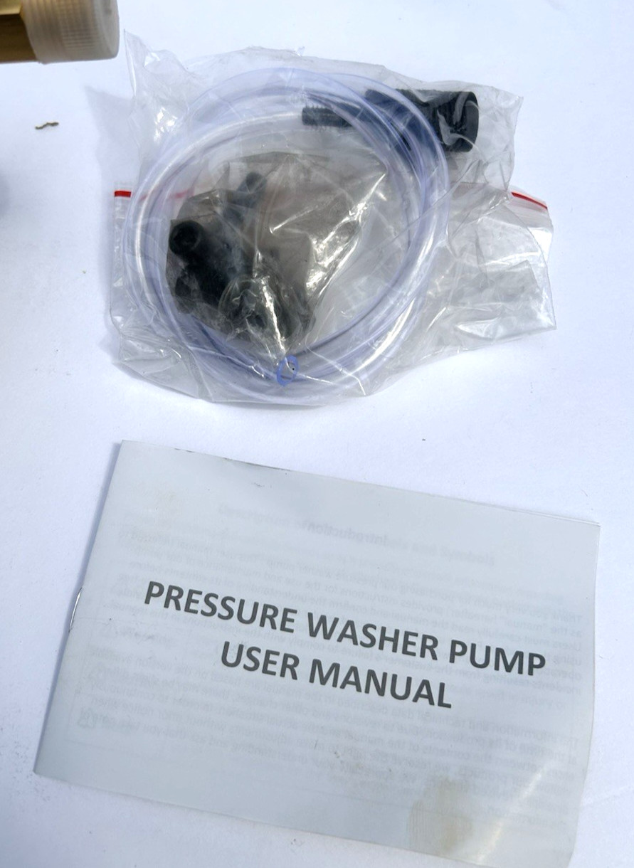 Biswing Pressure Washer Pump, 3/4″ Shaft Horizontal Axial Plunger, 3400 PSI Max,