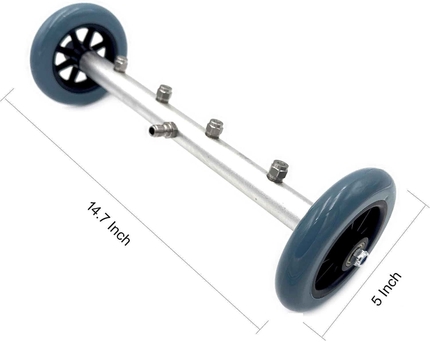 16″ Pressure Washer Undercarriage Cleaner, 2 Pieces Extension Wand, 4000 PSI