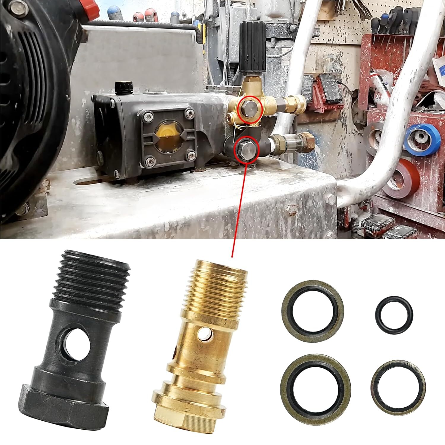 AR2119 Gymatic Unloader Mounting Bolt Kit for RK and XM Series AR Heavy Duty⬇️