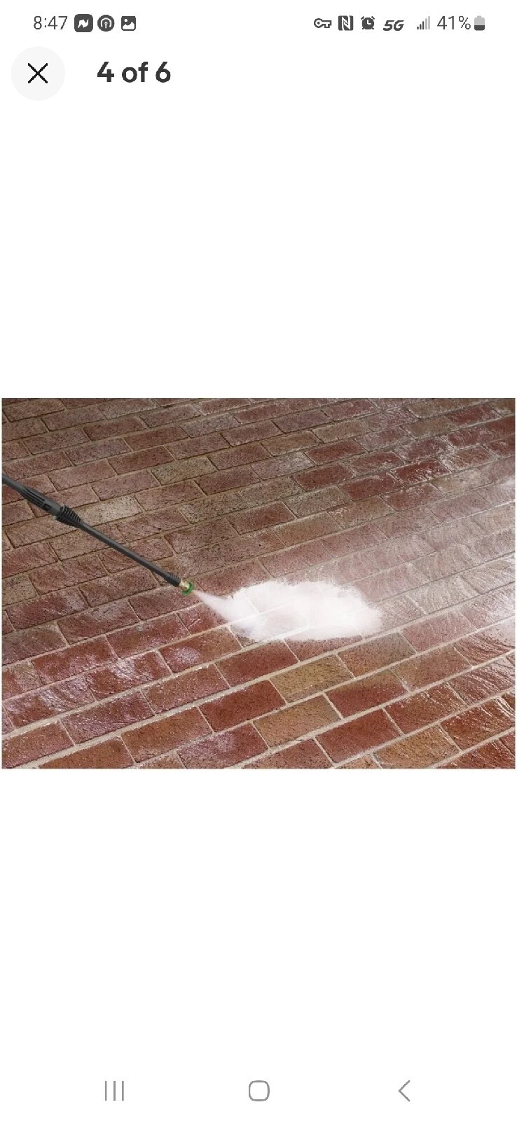 GC141333 -1400 PSI Portable Electric Pressure Washer