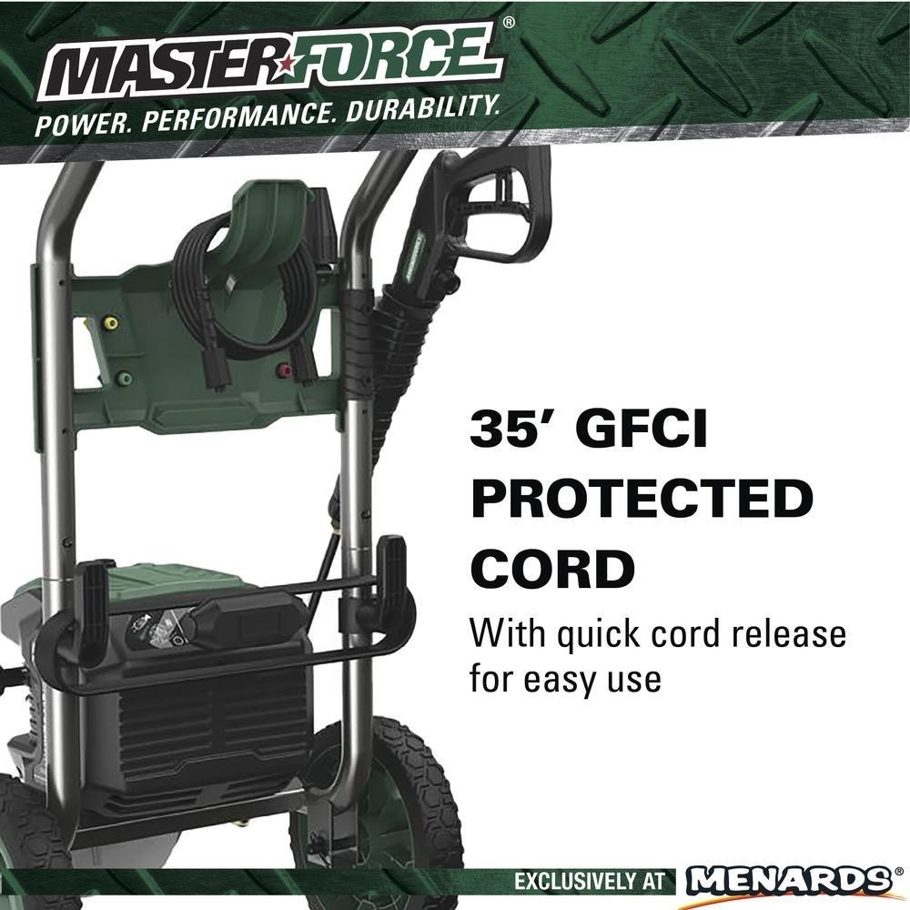 3400 Max PSI 2.0 Max GPM 14 Amp Corded Electric Pressure Washer Water Cleaner