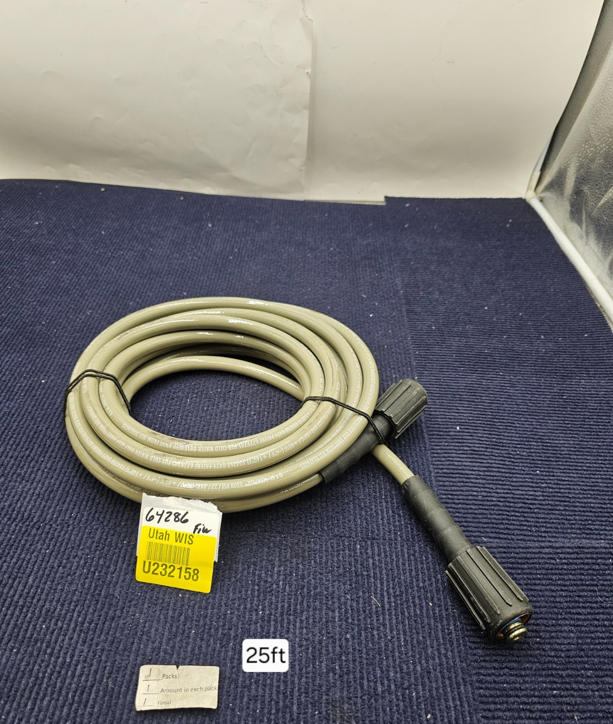 MORFLEX 3300 PSI 25 ft. Pressure Washer Hose 104258 Q421 6779745 For Cold Water