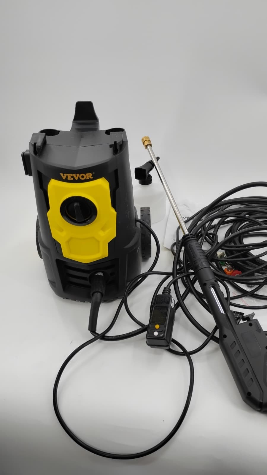 VEVOR Electric Power Washer 2000 PSI 1.76 GPM Portable Surface Cleaner 1500W
