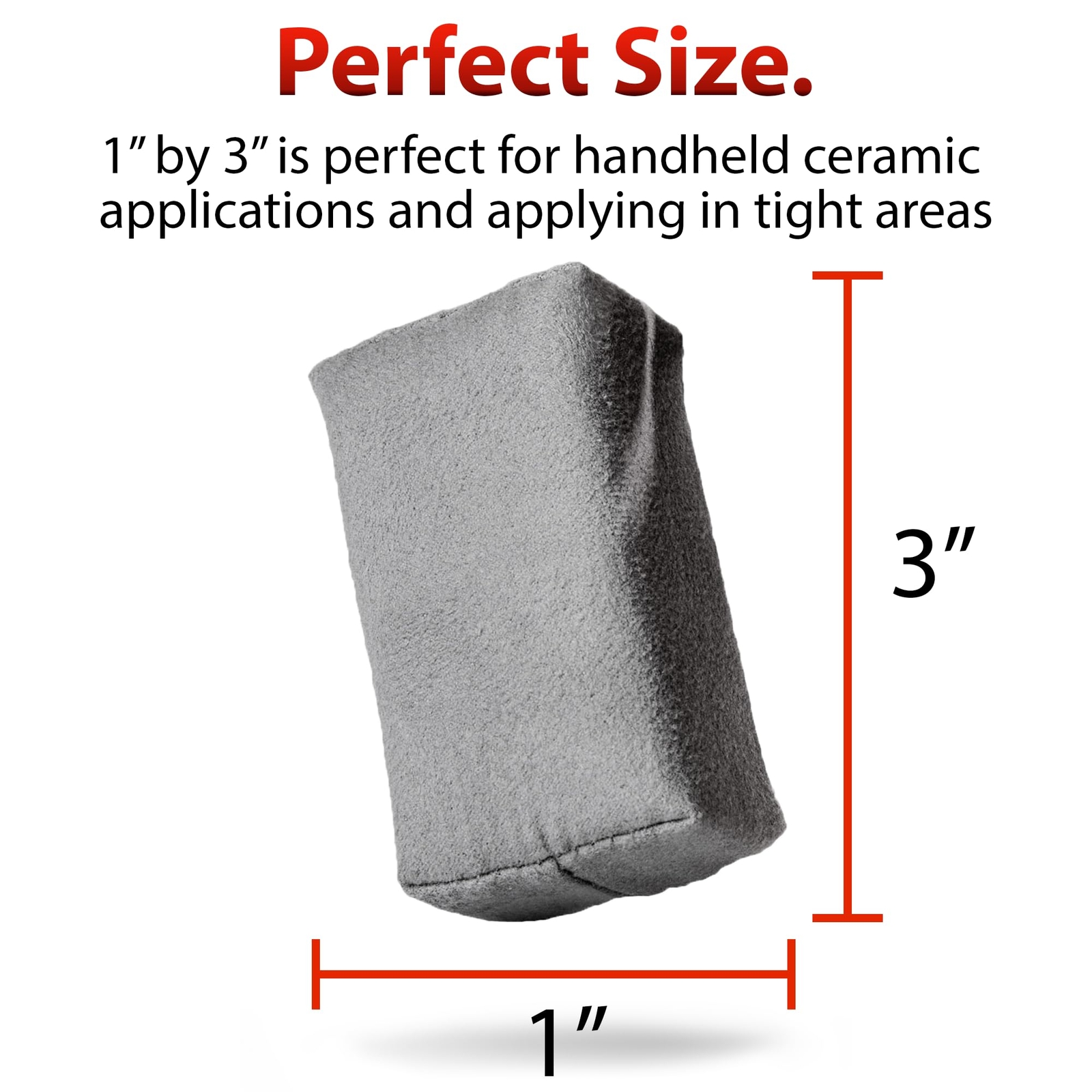Suede Applicator (2 Pack) Car Detailing Sponge Applicator, Use with Ceramic C…