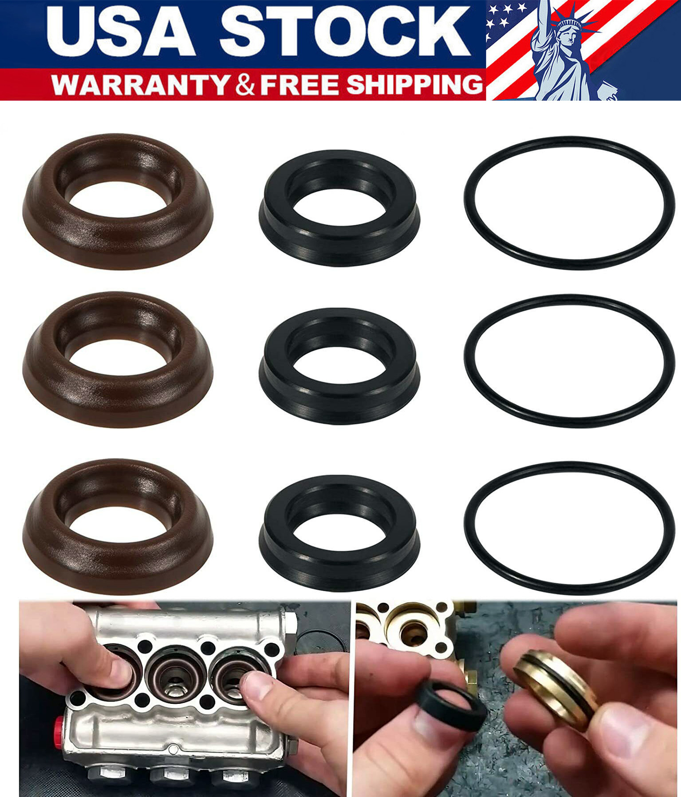 AR1857 18mm Seal Packing Kit XR Annovi Reverberi RK RKA RKV Pressure Washer Pump