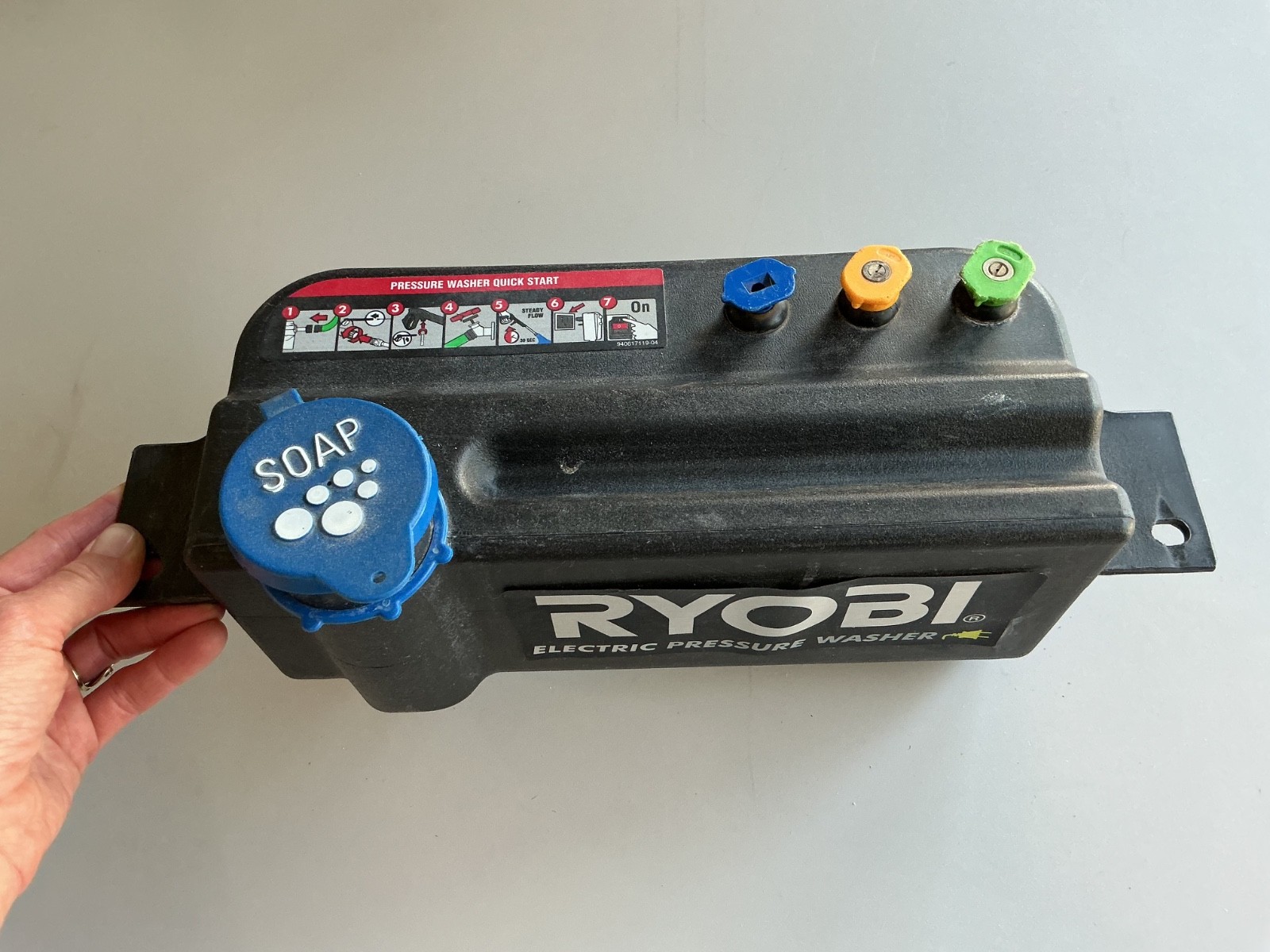 RYOBI RY14122 (Soap Tank) with 3 nozzles Electric Pressure Washer Pump