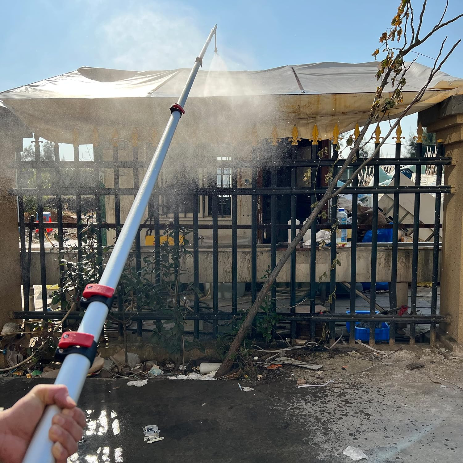 Telescoping Pressure Washer Wand, 20 Feet Aluminum High Power Washer Telescopic