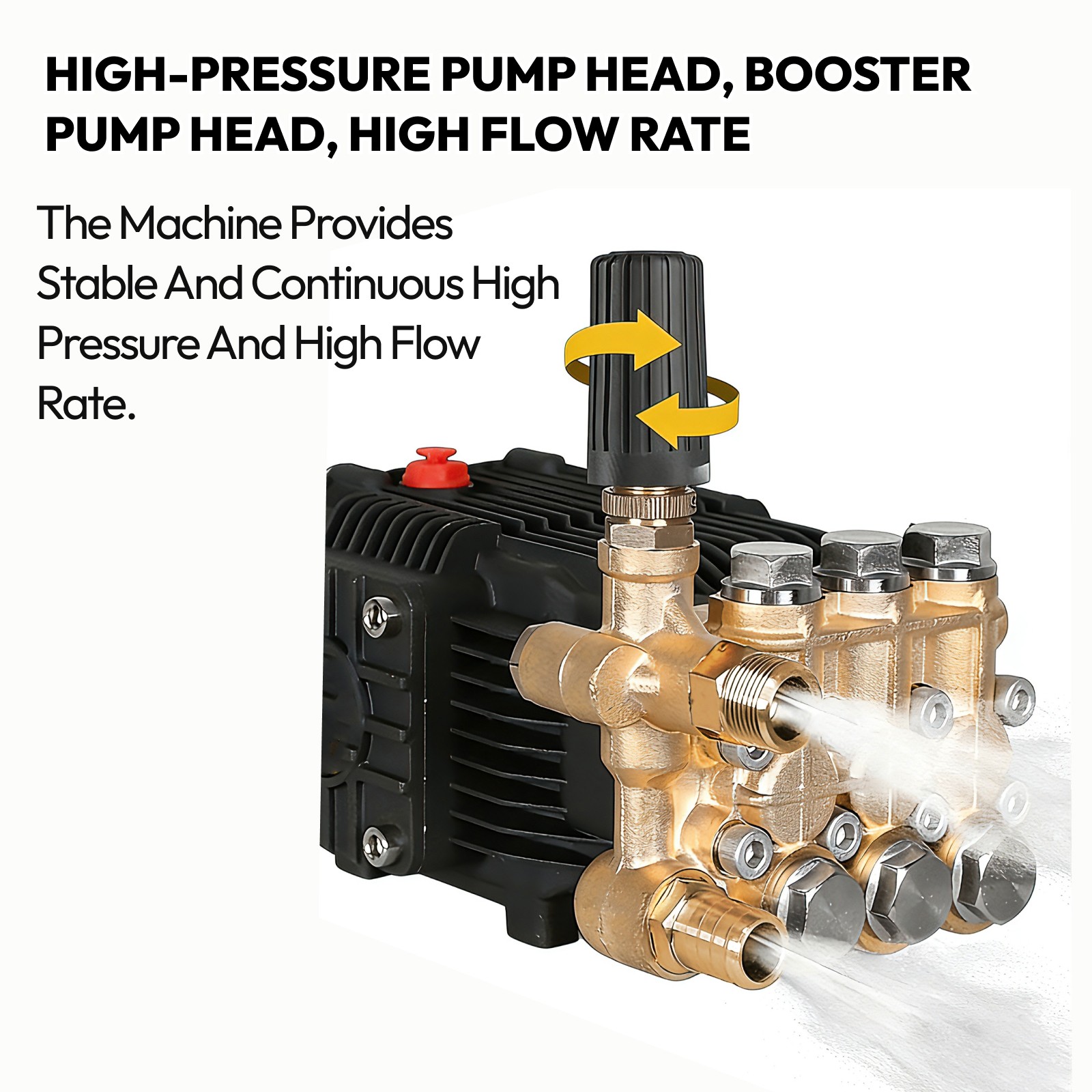 Pressure Washer Pump Power Washer Pump 3/4″ Horizontal 3600 PSI 4.24 GPM