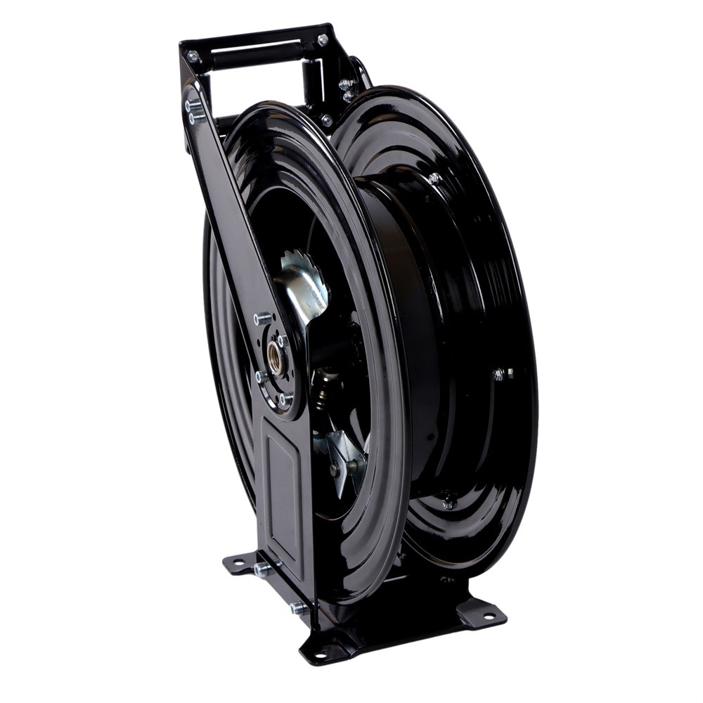 Auto-Retractable Pressure Washer Hose Reel 50FT x 3/8″ 4000 PSI Heavy Duty