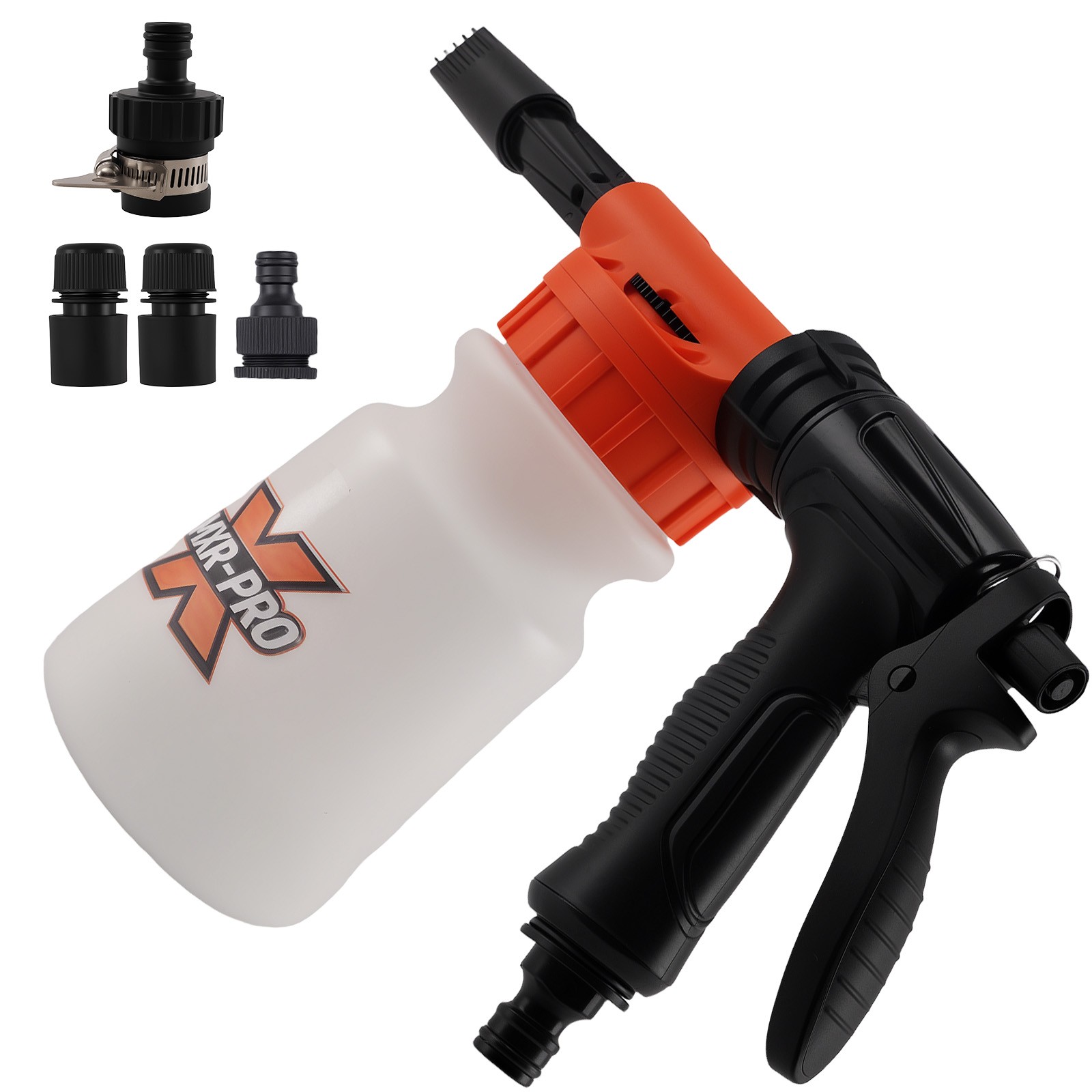 1L Car Wash Foam Cannon for Garden Hose Adjustable Soap Ratio Car Cleaning Tool