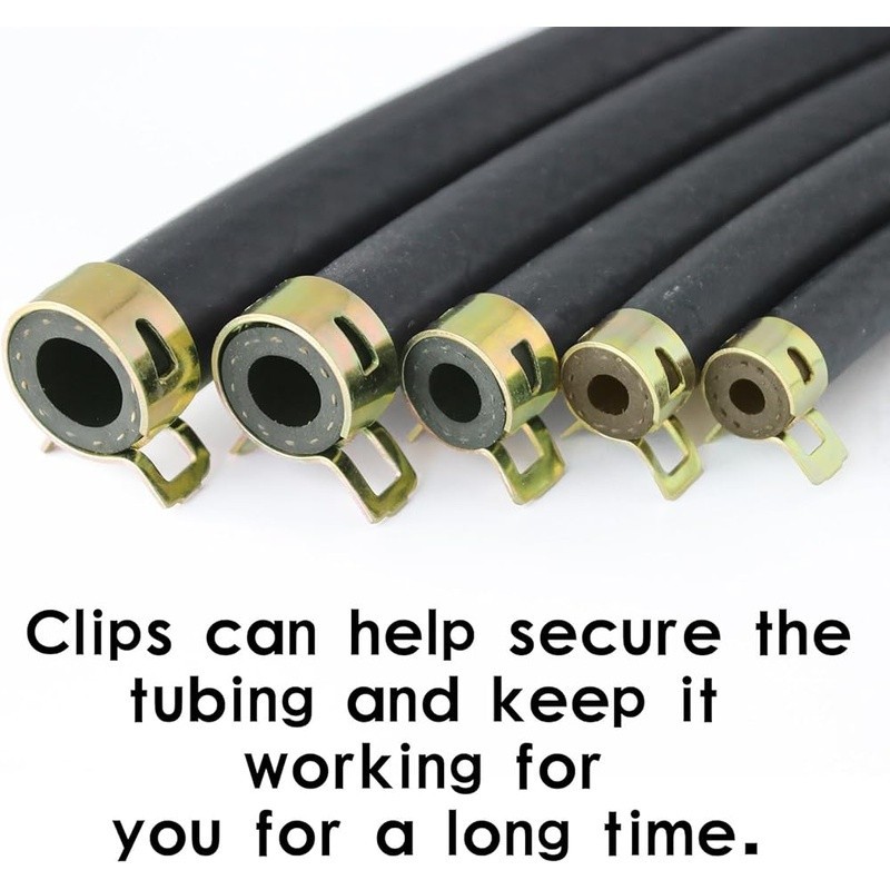 Fuel Line Hose NBR 5 Sizes 3.3ft High Pressure ATV Motorcycle Engine Oil System