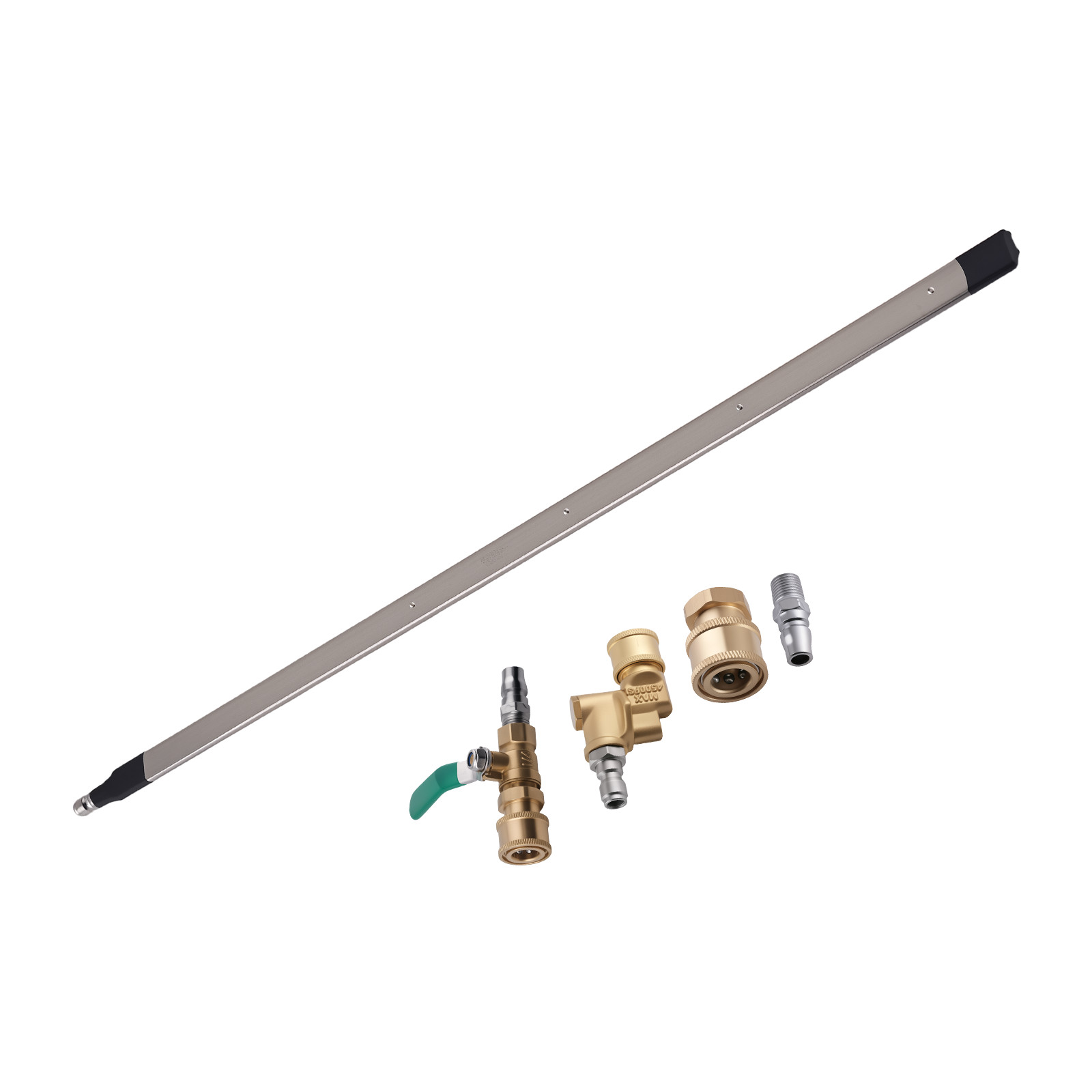 24″ High Pressure Radiator Cleaning Wand 23.62in Stainless Steel Tool Kit