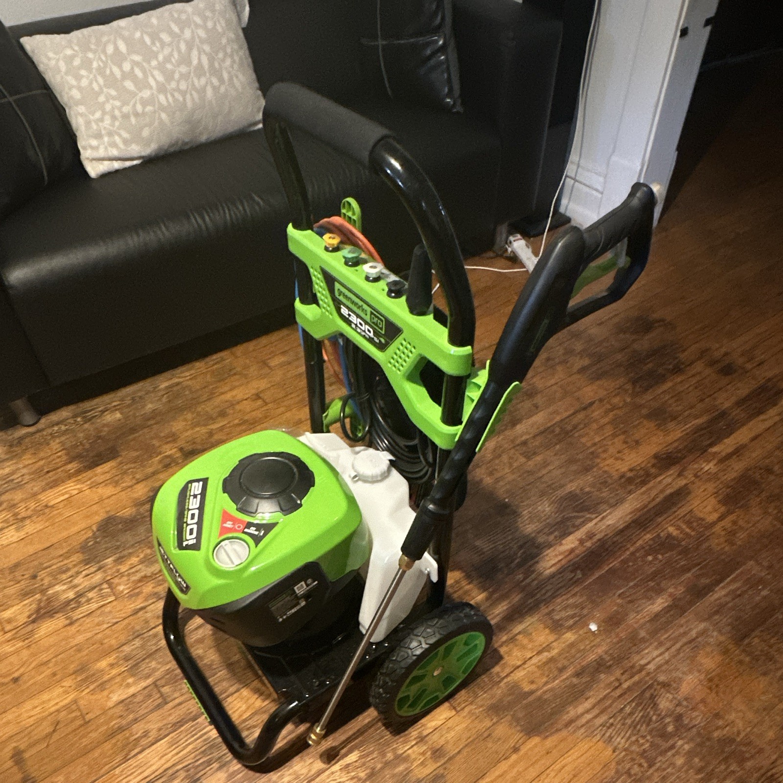 Greenworks Pro 2300 PSI Corded Electric Cold Water Pressure Washer w/ Hose