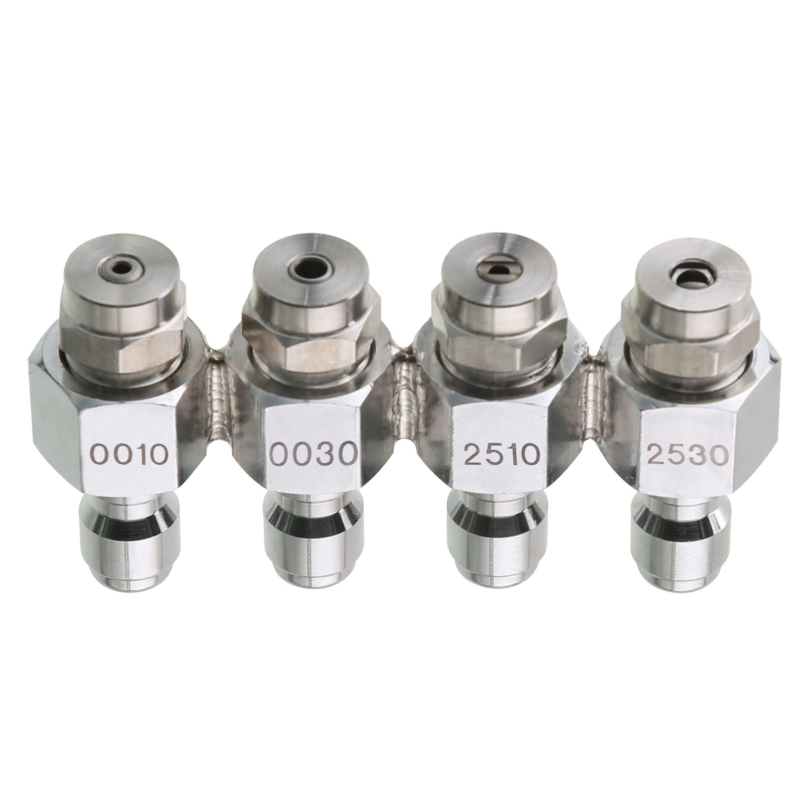 Pressure Washer Nozzle Downstream Kit 4 Way Washing Tip Holder 1/4 Quick