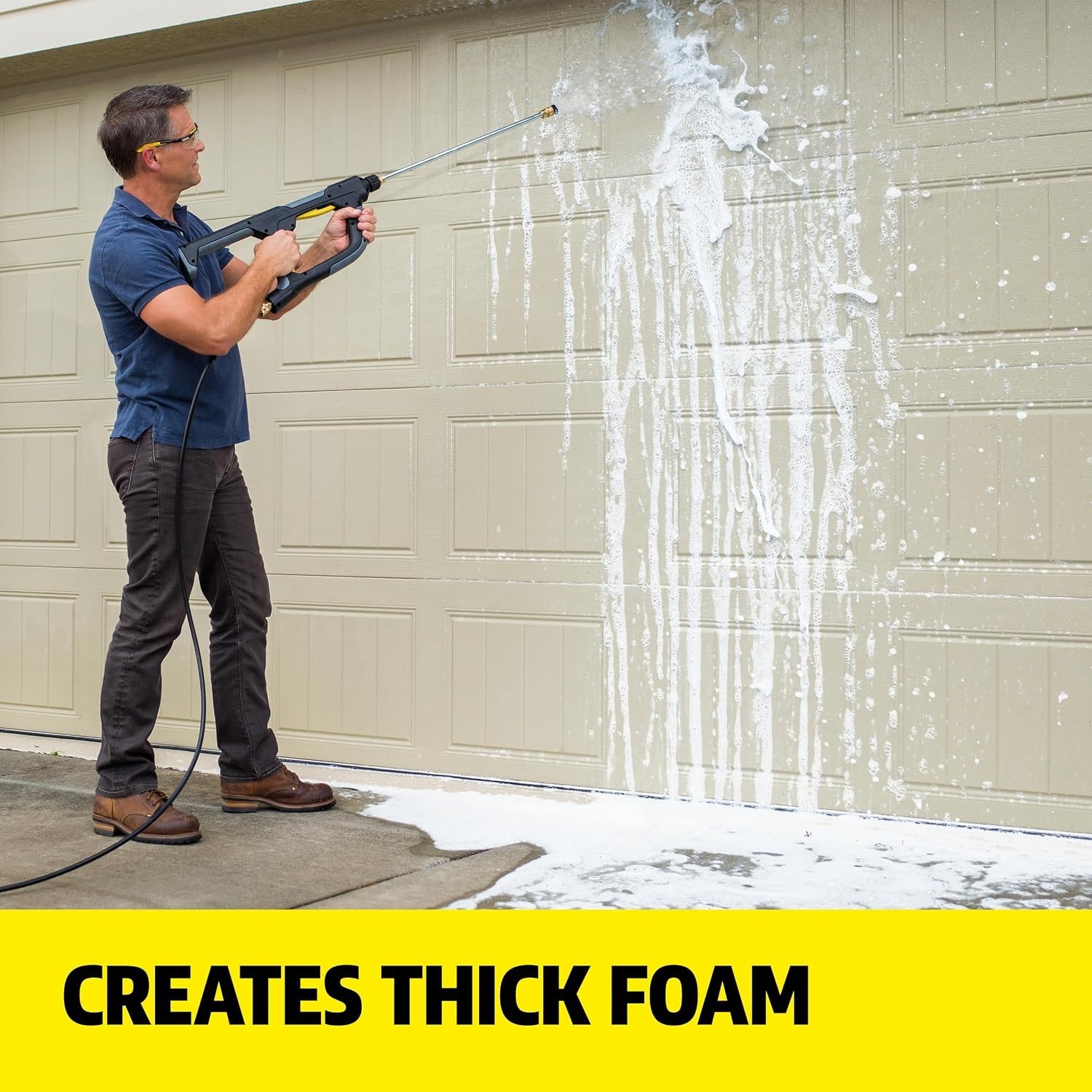 Versatile Pressure Washer Detergent for Cars, Patios, and Concrete Surfaces