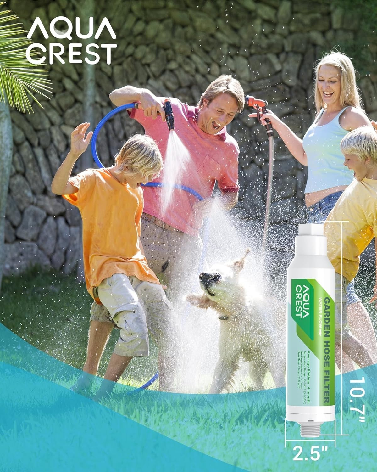 Efficient Garden Hose Water Filter 2-Pack – Prolongs Plant Health & Nozzle Life