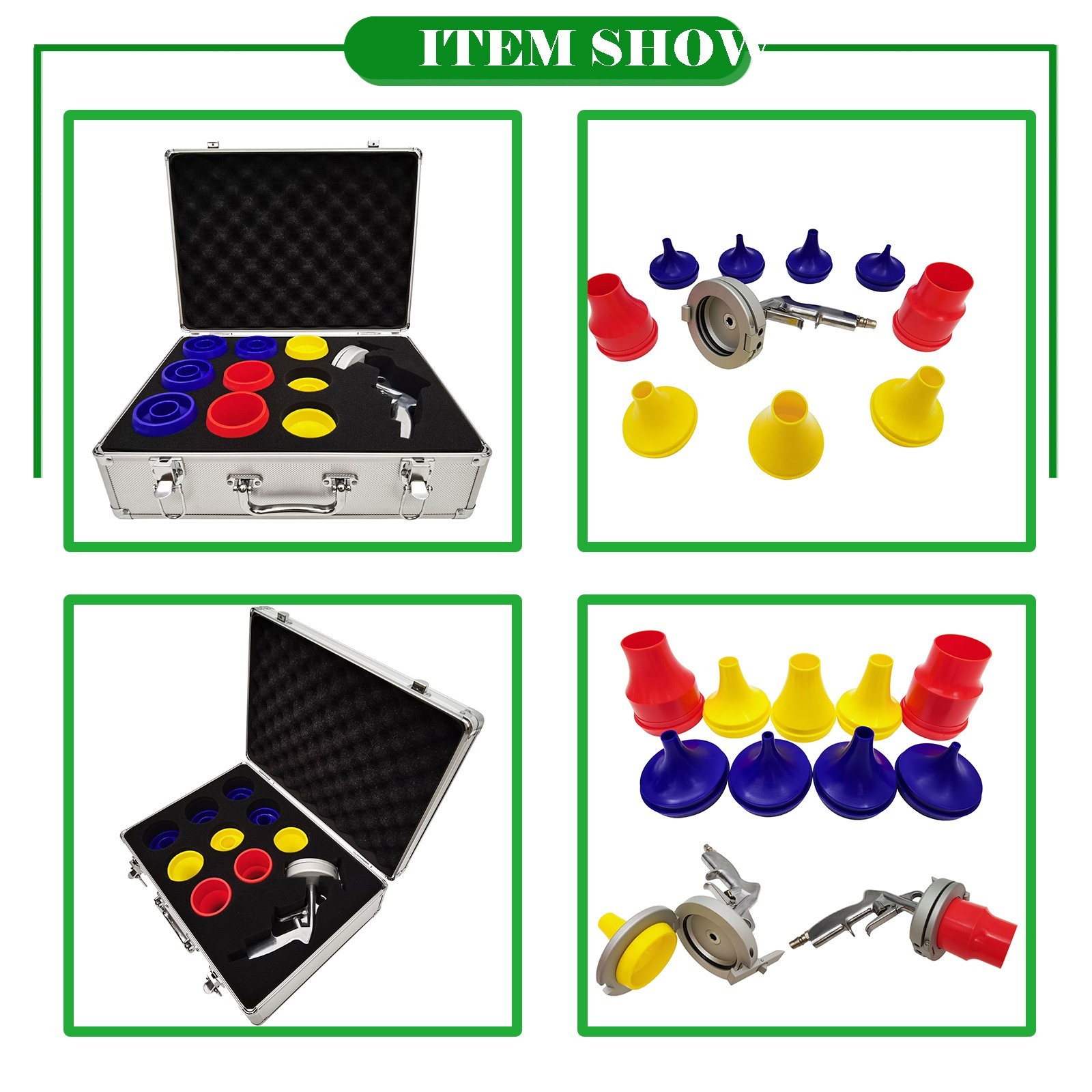1/4″ To 2″ Hose and Tube Cleaning Set With 9 Nozzles Pneumatic Cleaning Gun